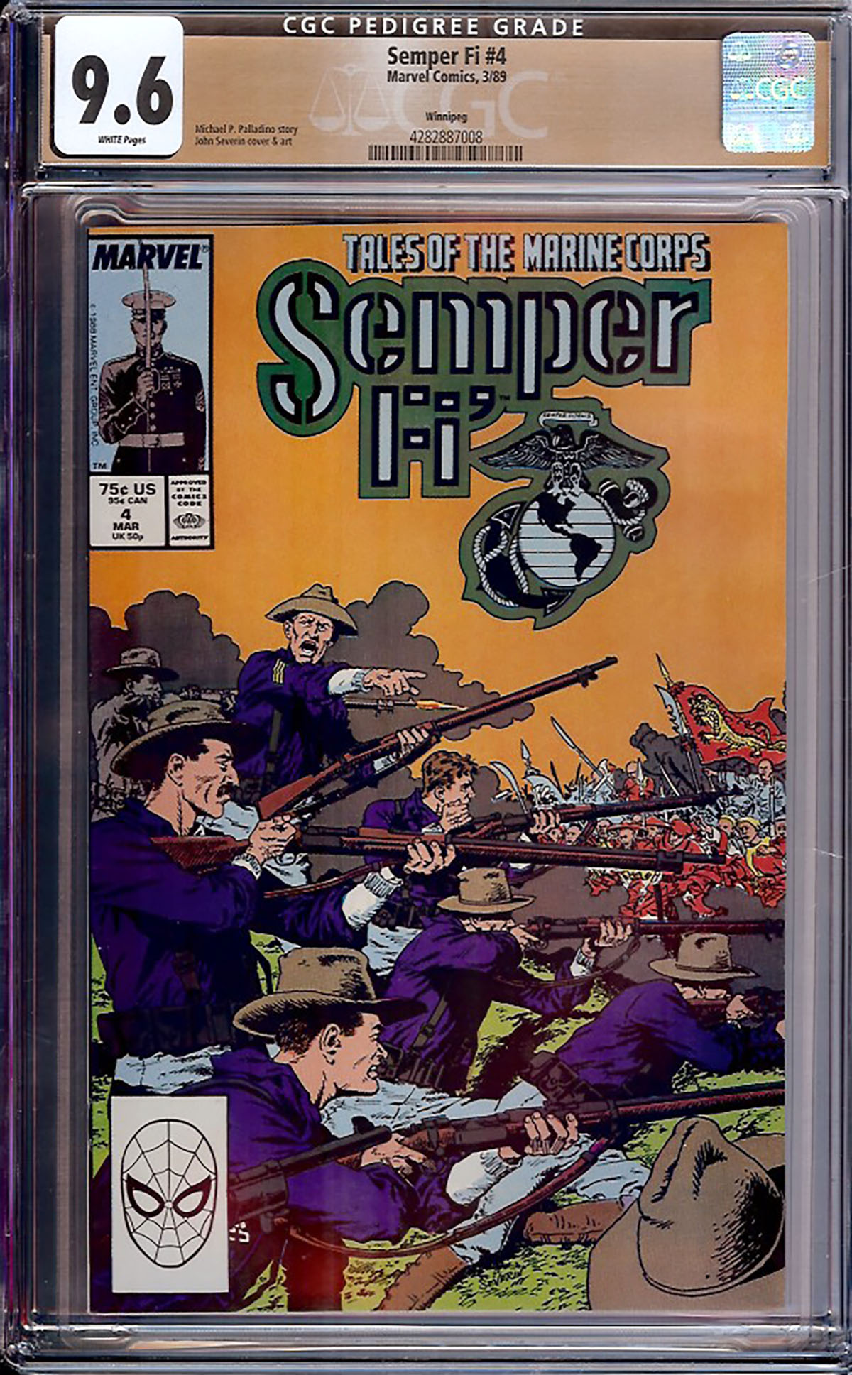 Semper Fi #4 CGC 9.6 w Winnipeg