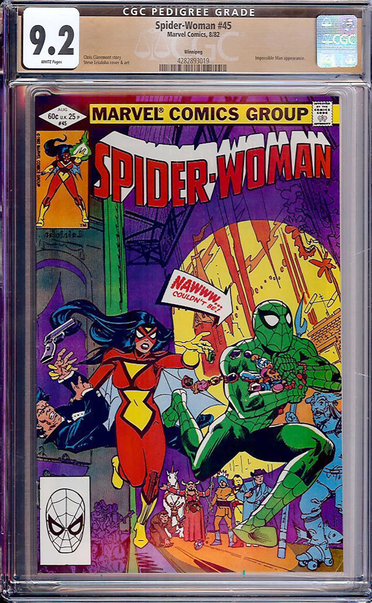 Spider-Woman #45 CGC 9.2 w Winnipeg