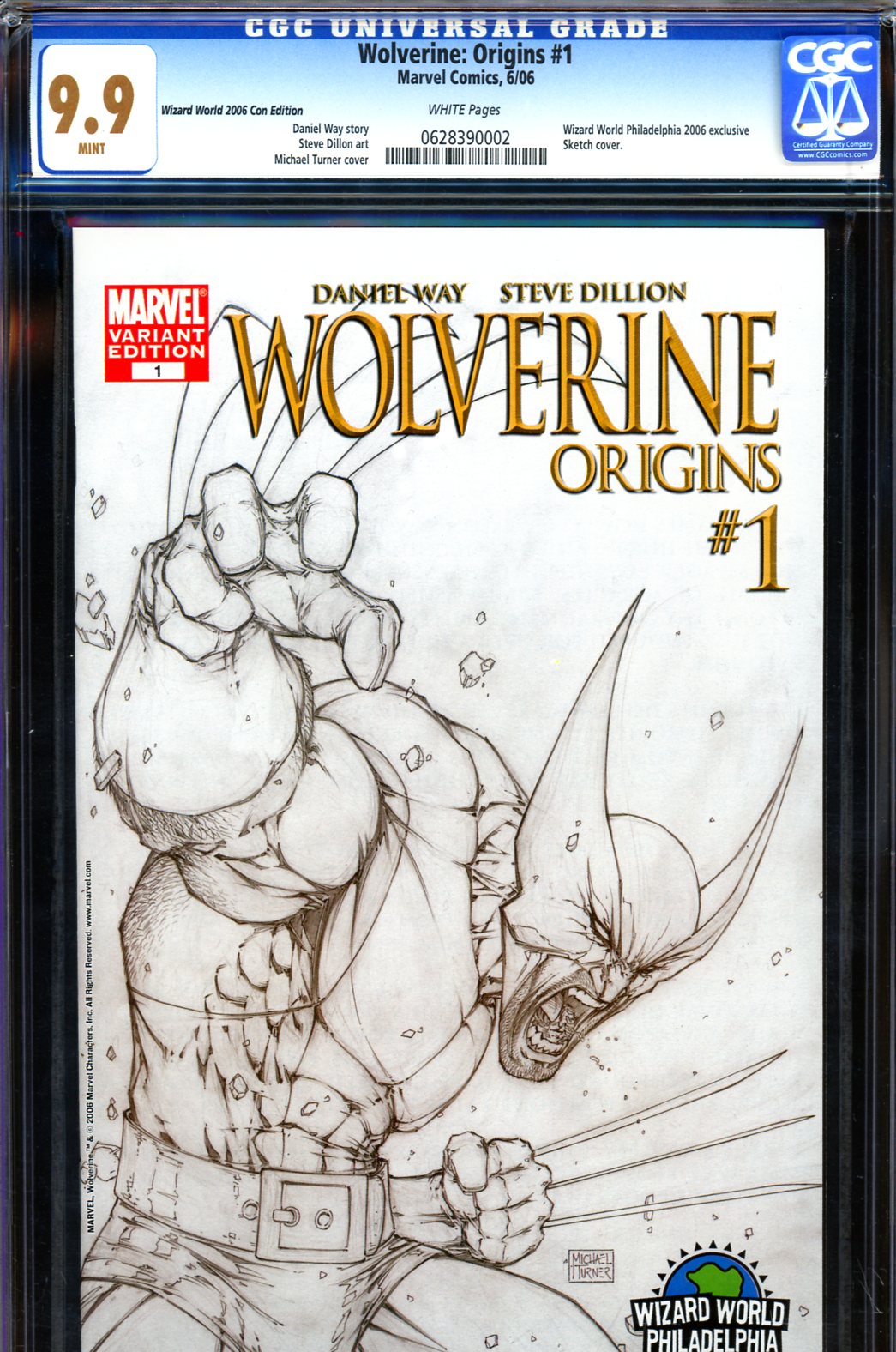 Wolverine: Origins #1 CGC 9.9 w Wizard World 2006 Con Edition