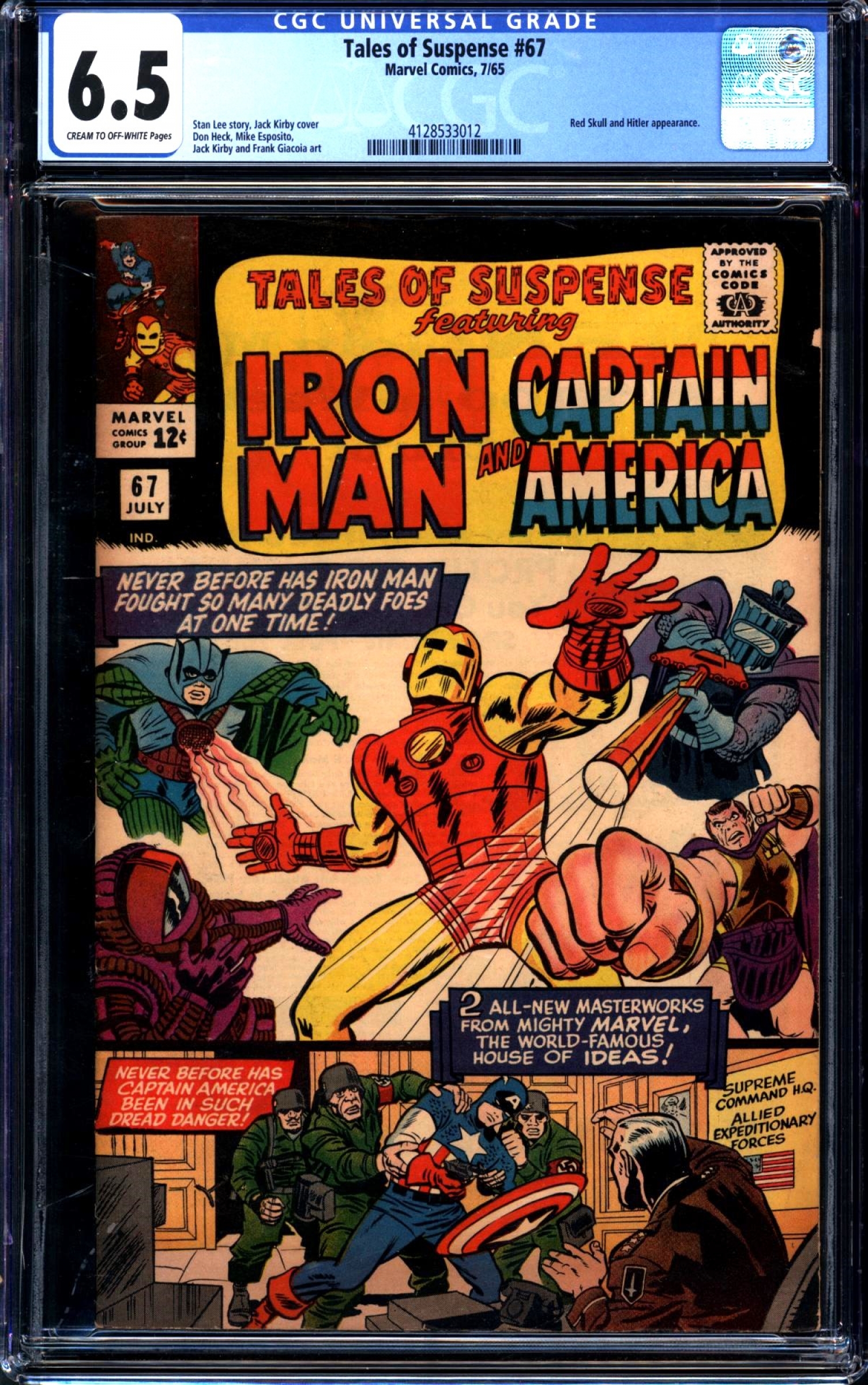 Tales of Suspense #67 CGC 6.5 cr/ow