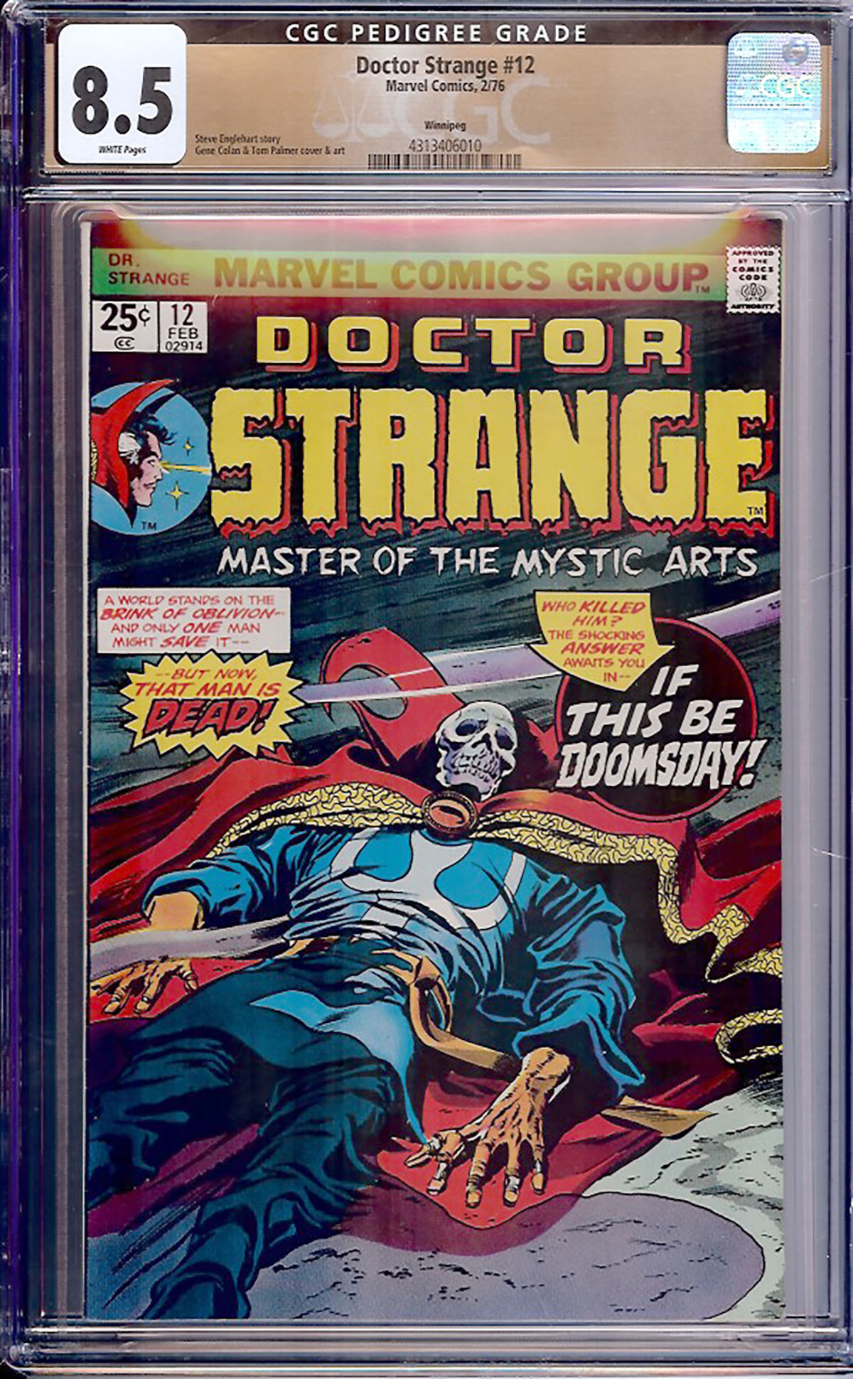 Doctor Strange #12 CGC 8.5 w Winnipeg