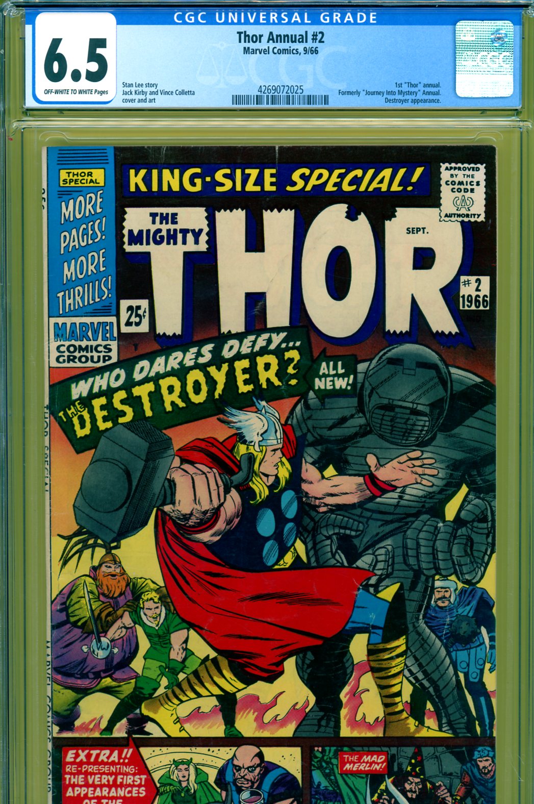 Thor Annual #2 CGC 6.5 ow/w