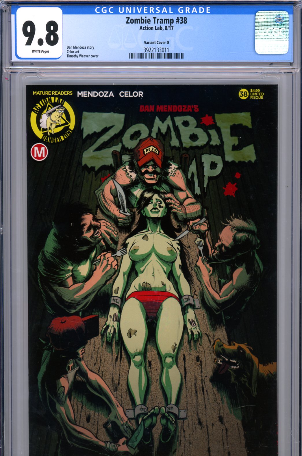 Zombie Tramp #38 CGC 9.8 w