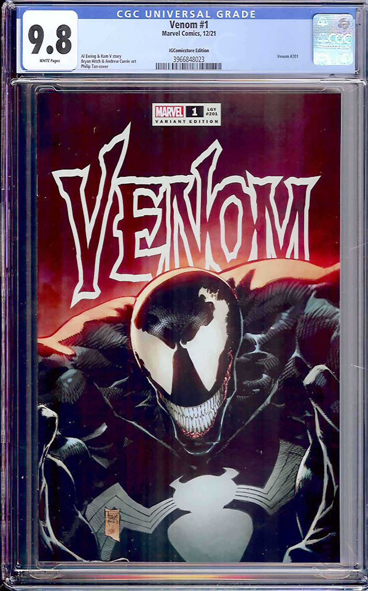 Venom #1 CGC 9.8 w IGComicstore Edition