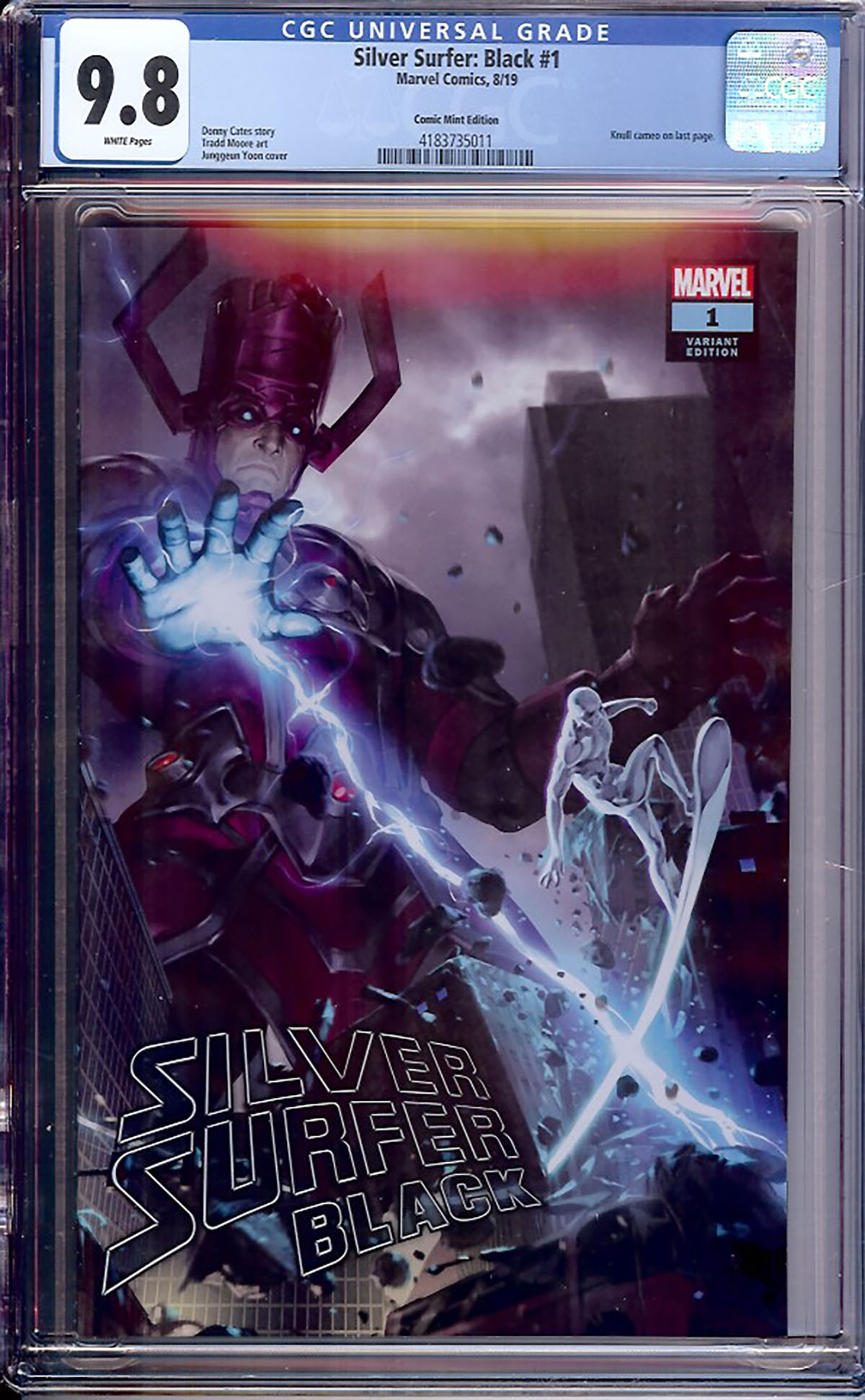 Silver Surfer: Black #1 CGC 9.8 w Comic Mint Edition