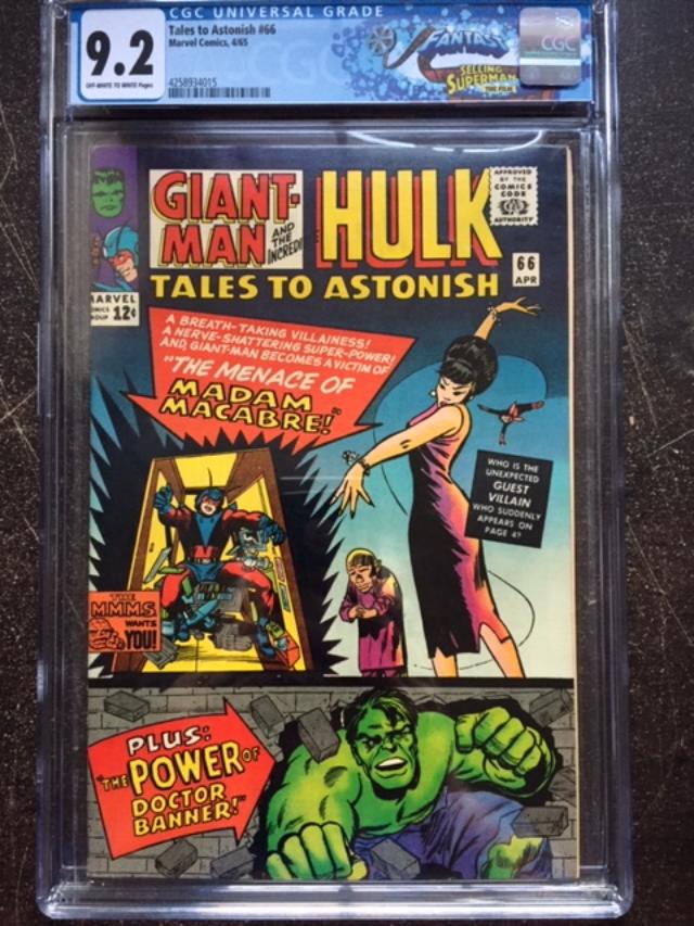 Tales to Astonish #66 CGC 9.2 ow/w