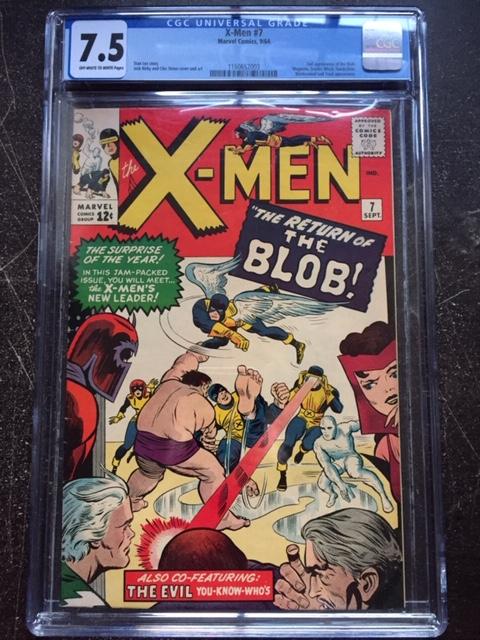 X-Men #7 CGC 7.5 ow/w