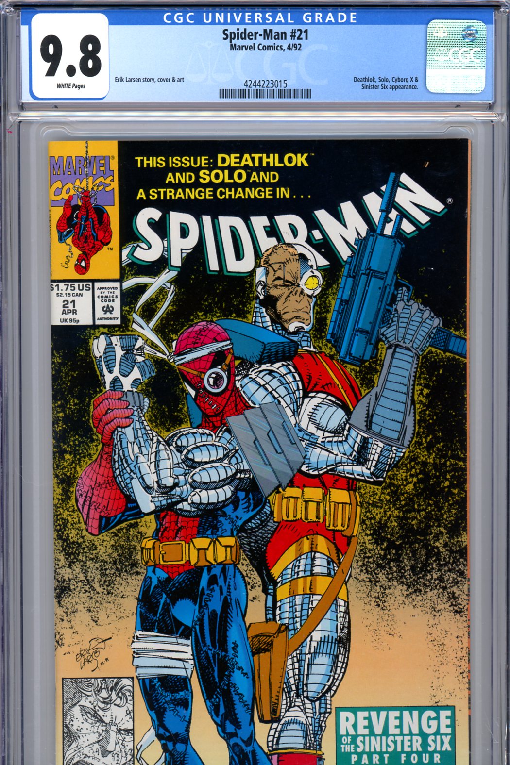 Spider-Man #21 CGC 9.8 w