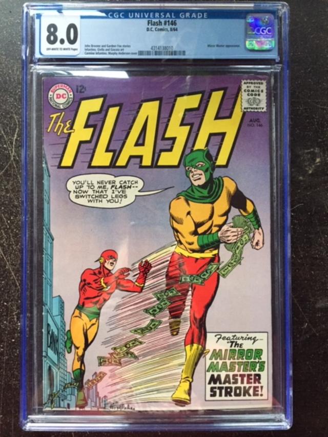 Flash #146 CGC 8.0 ow/w