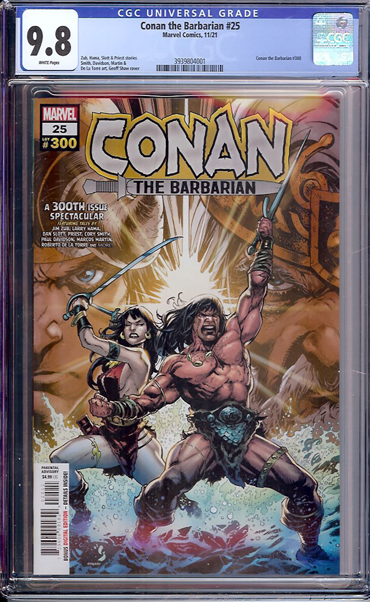 Conan The Barbarian #25 CGC 9.8 w