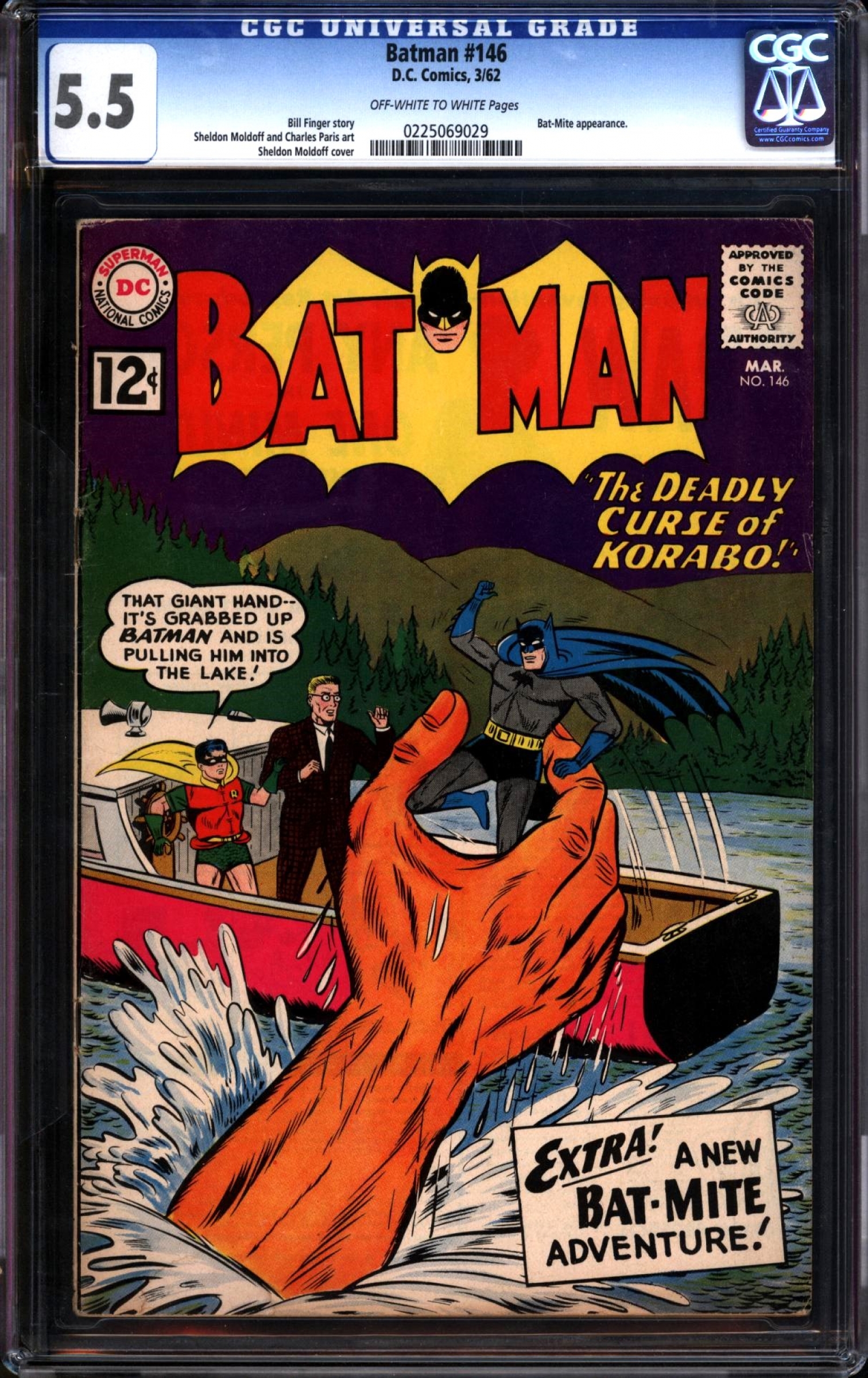 Batman #146 CGC 5.5 ow/w