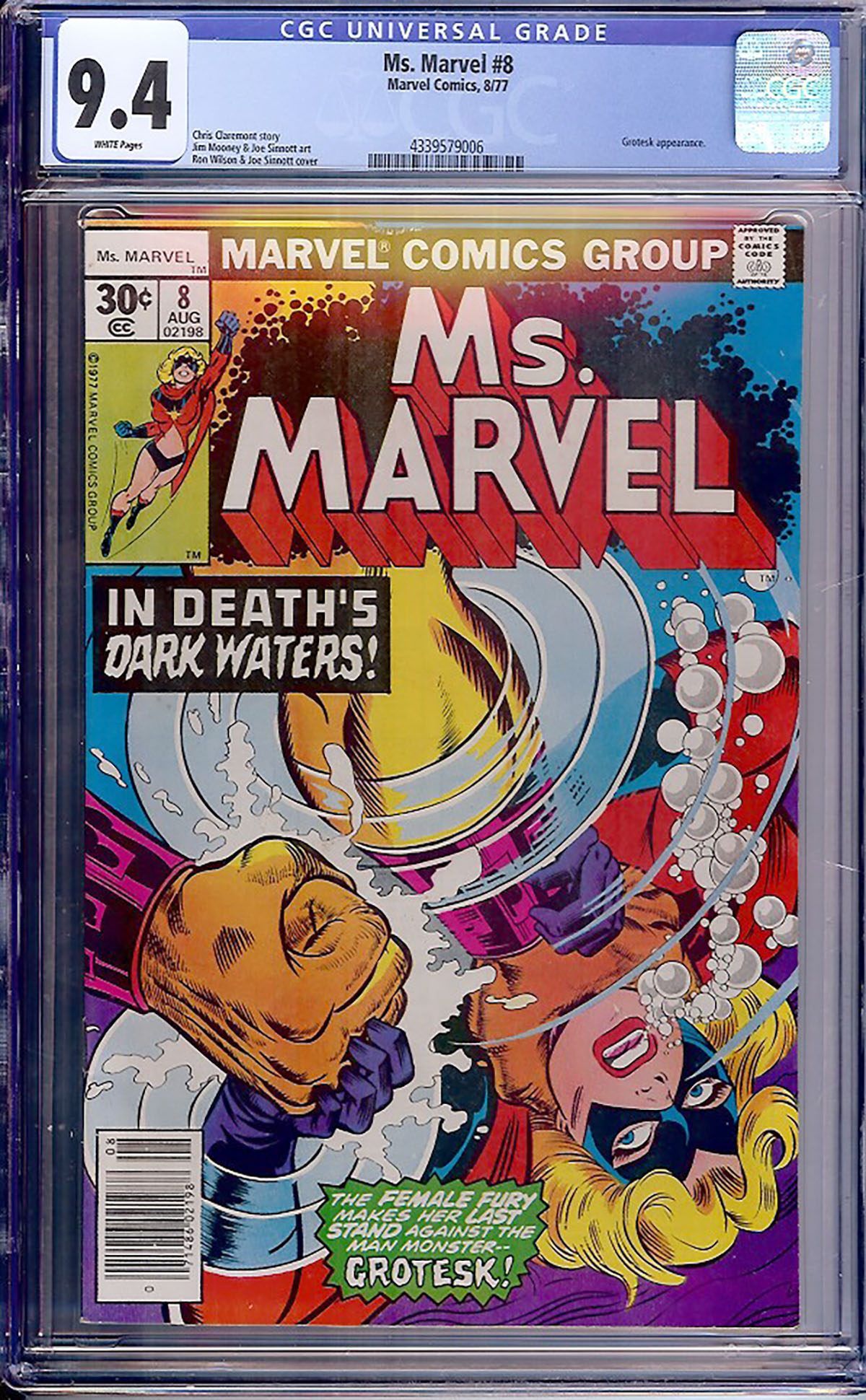 Ms. Marvel #8 CGC 9.4 w