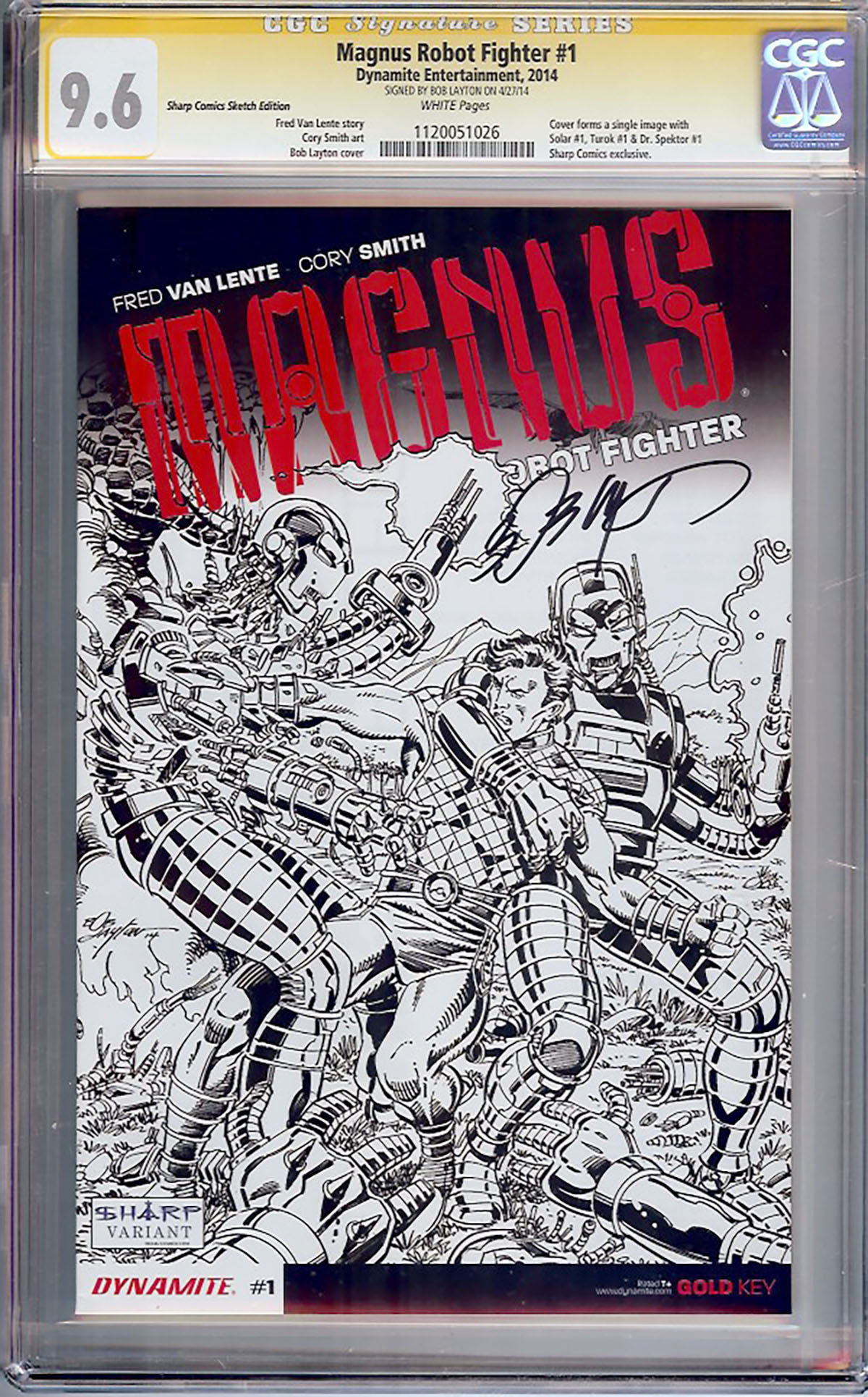 Magnus Robot Fighter #1 CGC 9.6 w CGC Signature SERIES