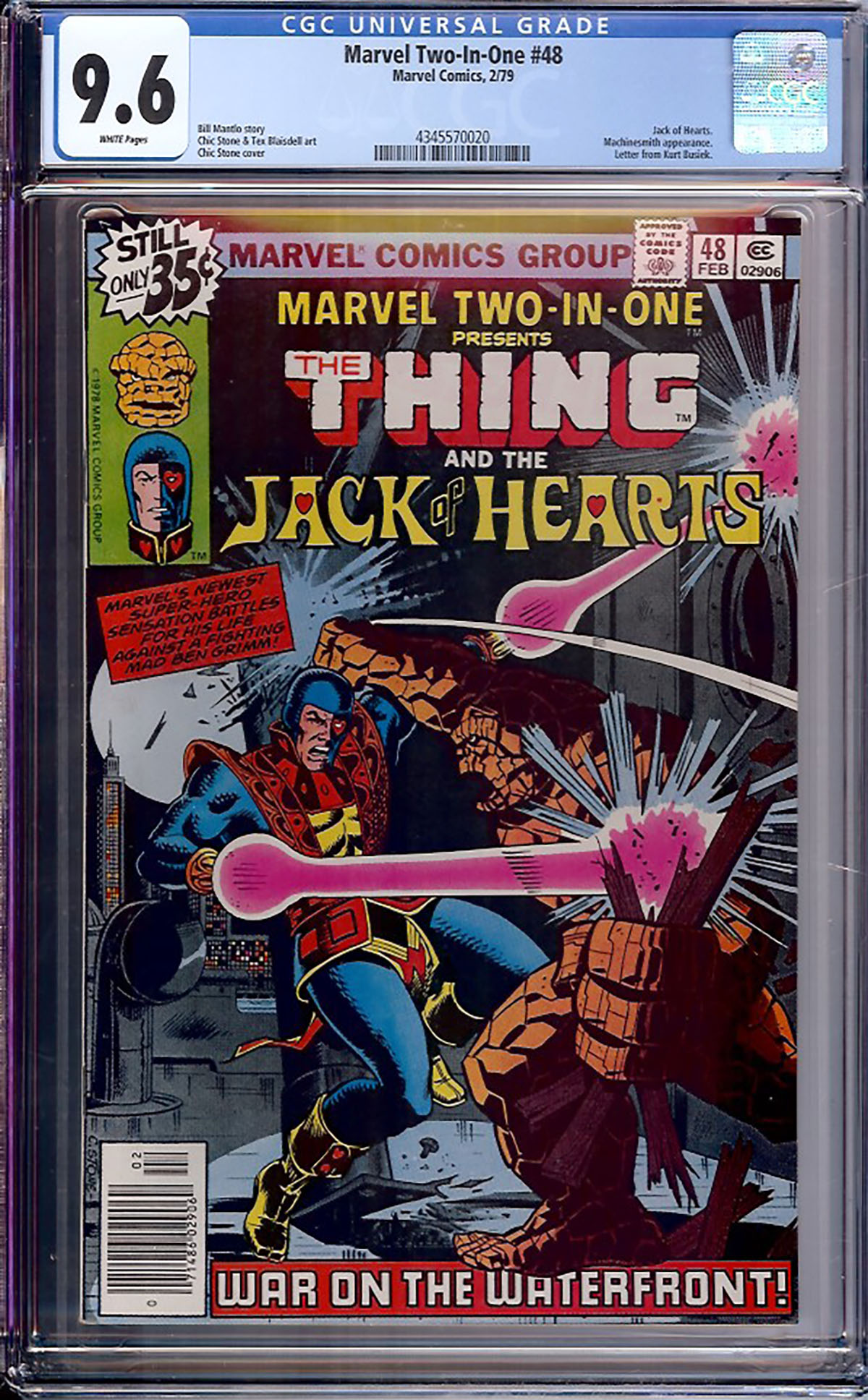 Marvel Two-In-One #48 CGC 9.6 w