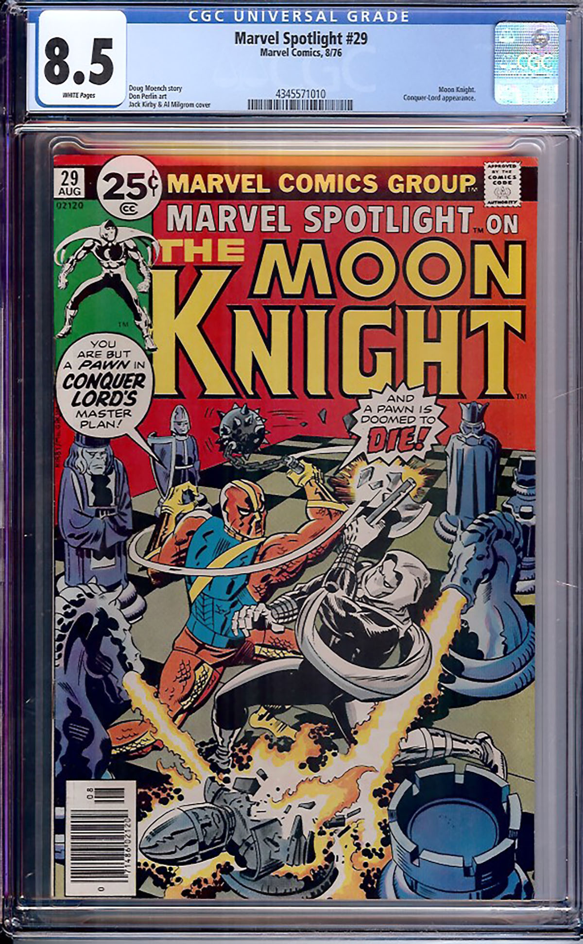 Marvel Spotlight #29 CGC 8.5 w