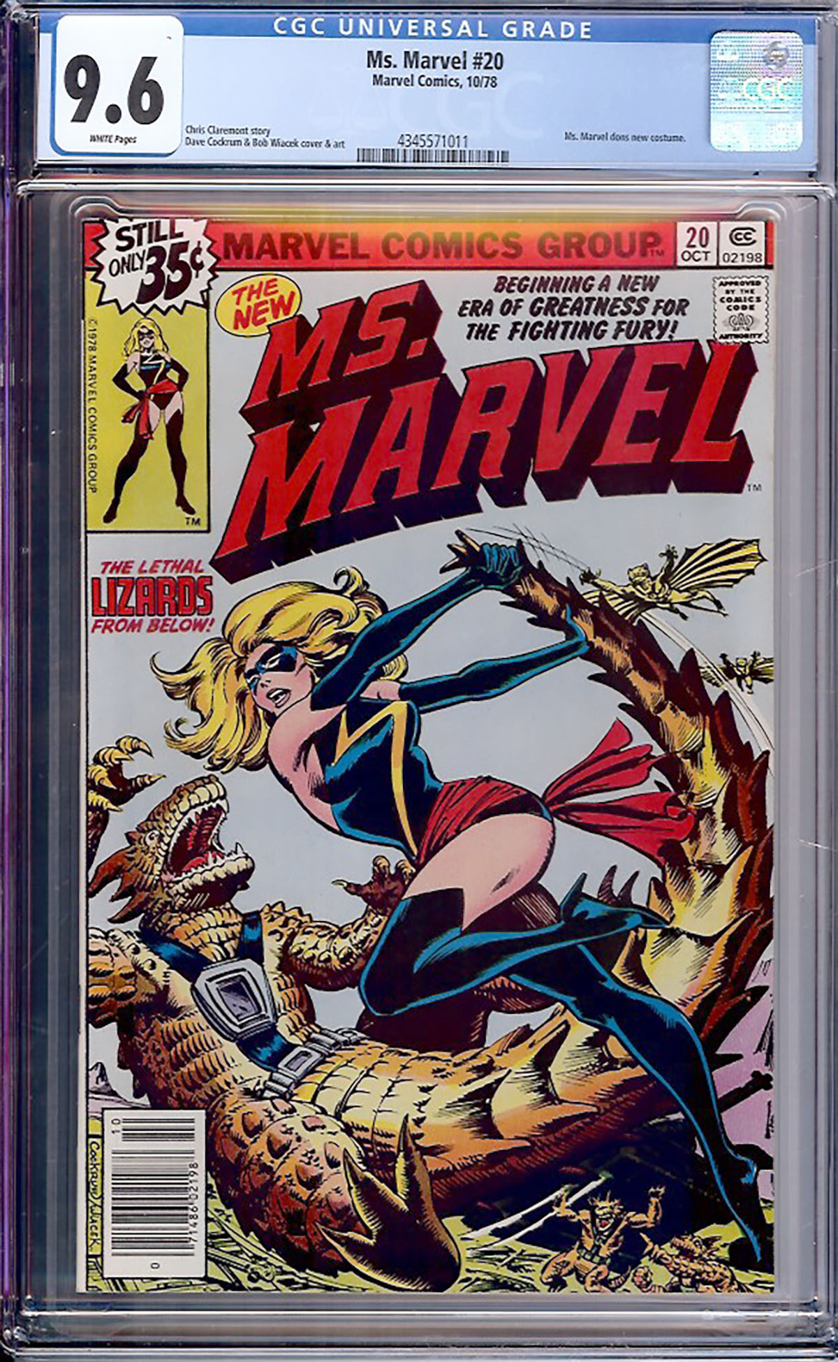 Ms. Marvel #20 CGC 9.6 w