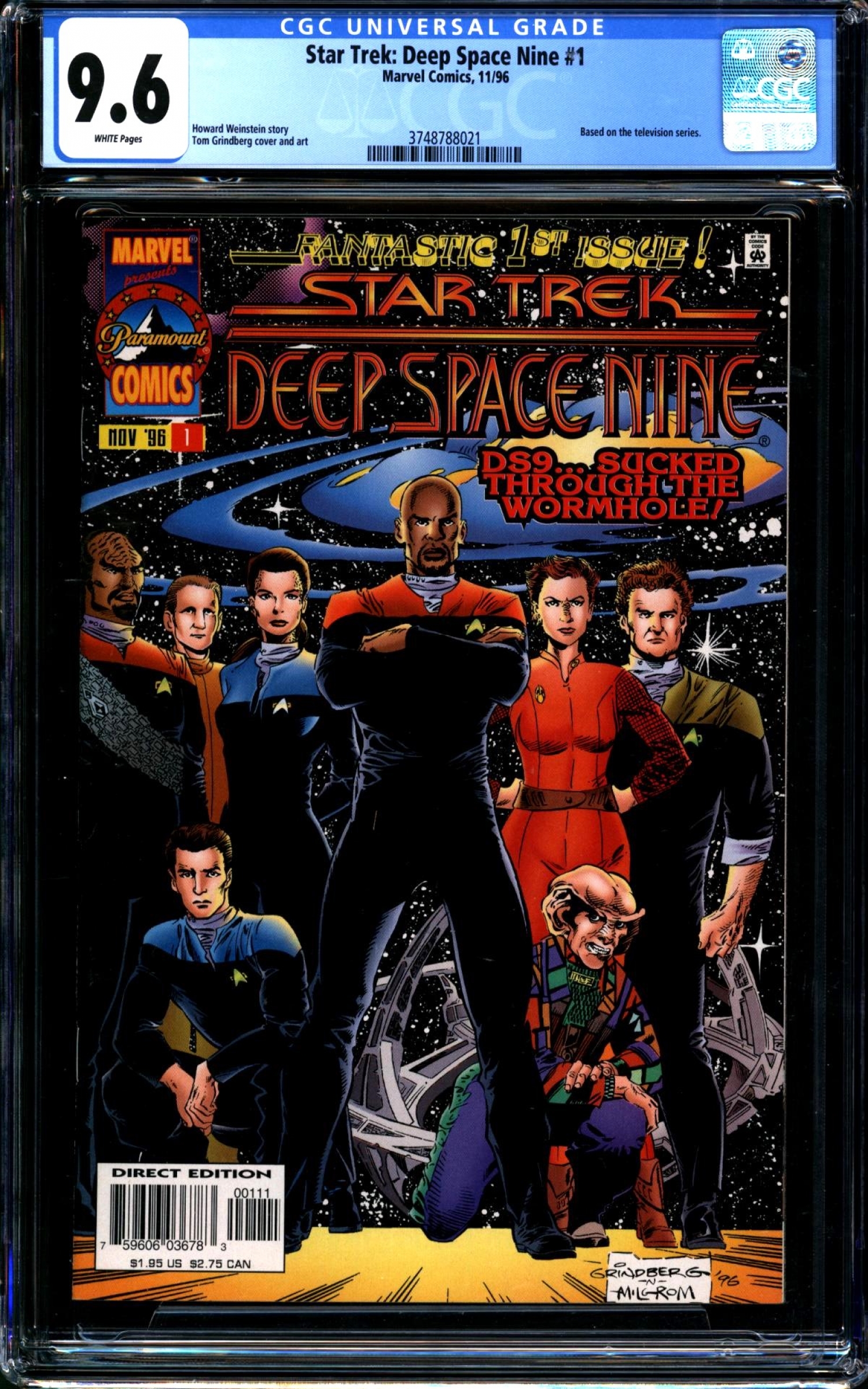 Star Trek: Deep Space Nine #1 CGC 9.6 w