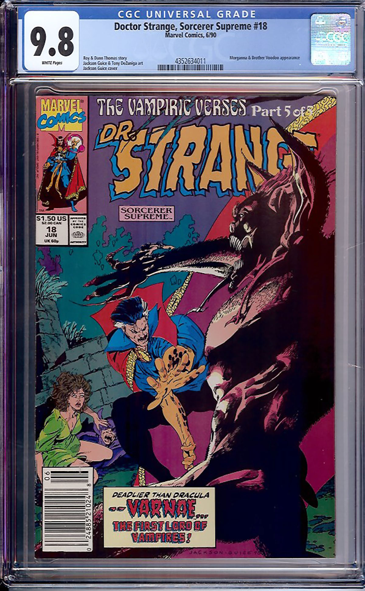 Doctor Strange, Sorcerer Supreme #18 CGC 9.8 w