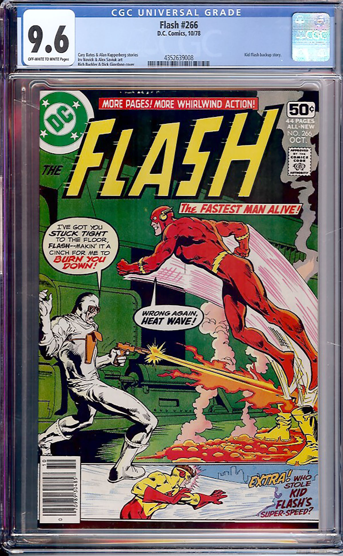 Flash #266 CGC 9.6 ow/w