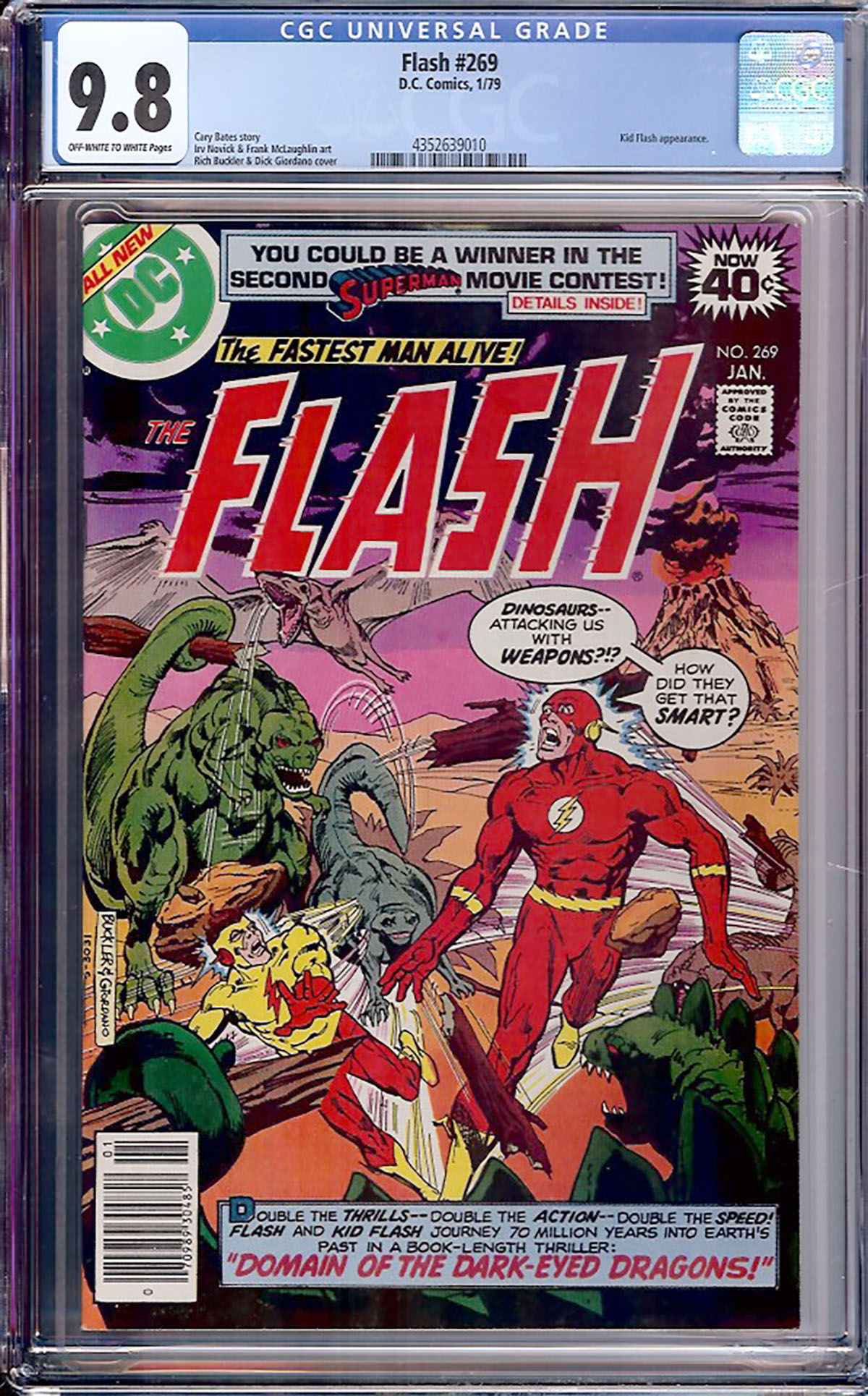 Flash #269 CGC 9.8 ow/w