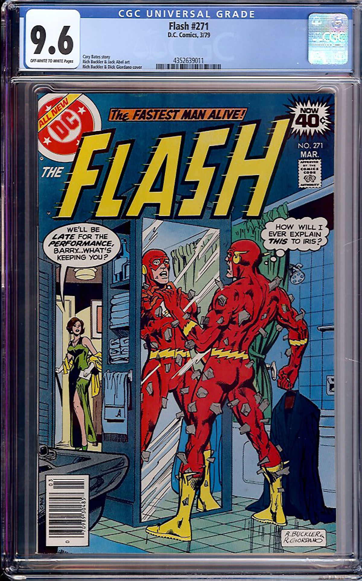 Flash #271 CGC 9.6 ow/w