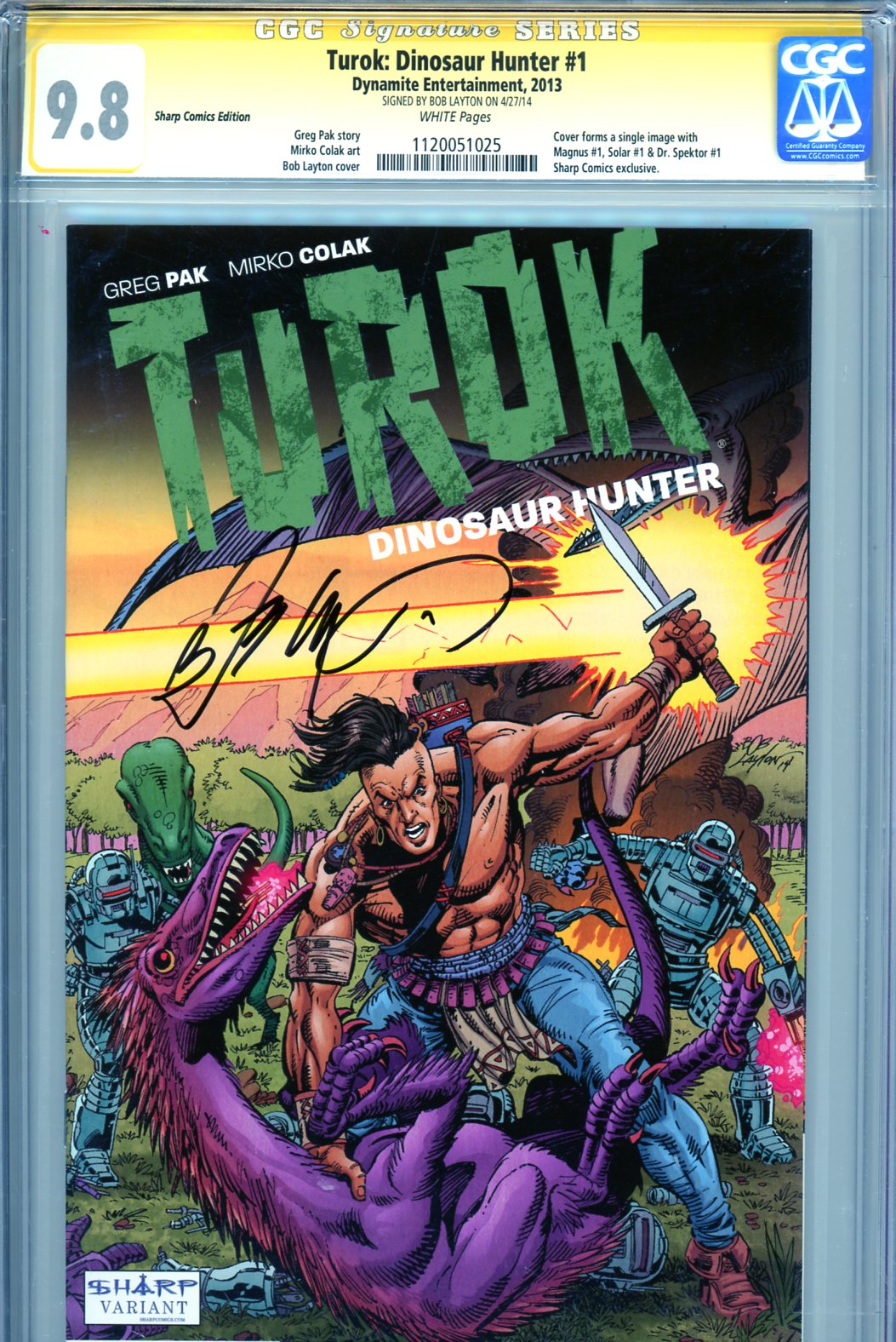 Turok, Dinosaur Hunter #1 CGC 9.8 w