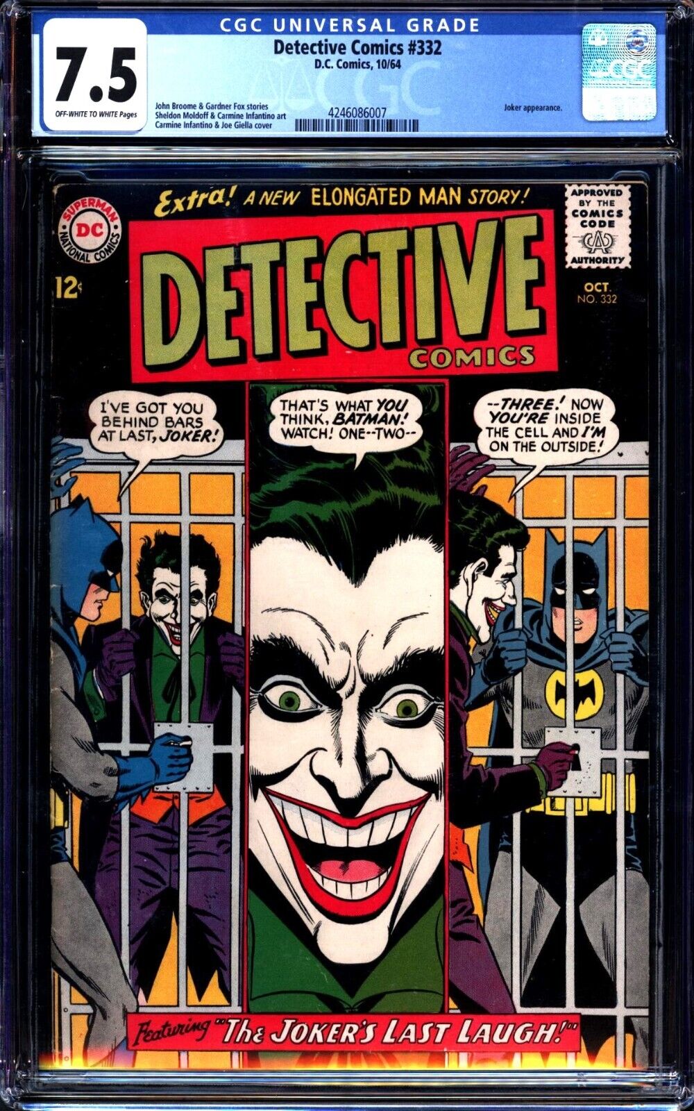 Detective Comics #332 CGC 7.5 ow/w