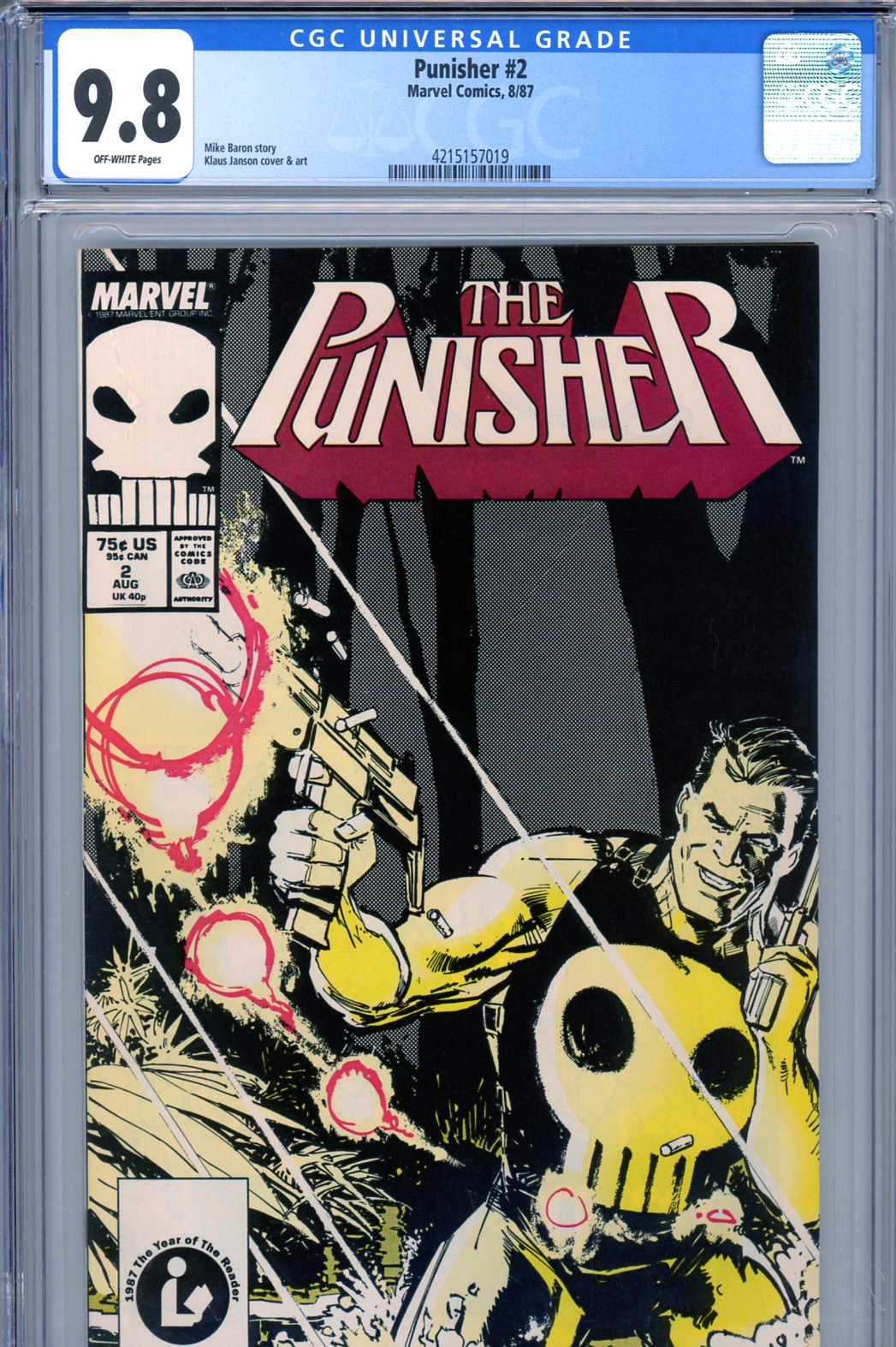 Punisher #2 CGC 9.8 ow