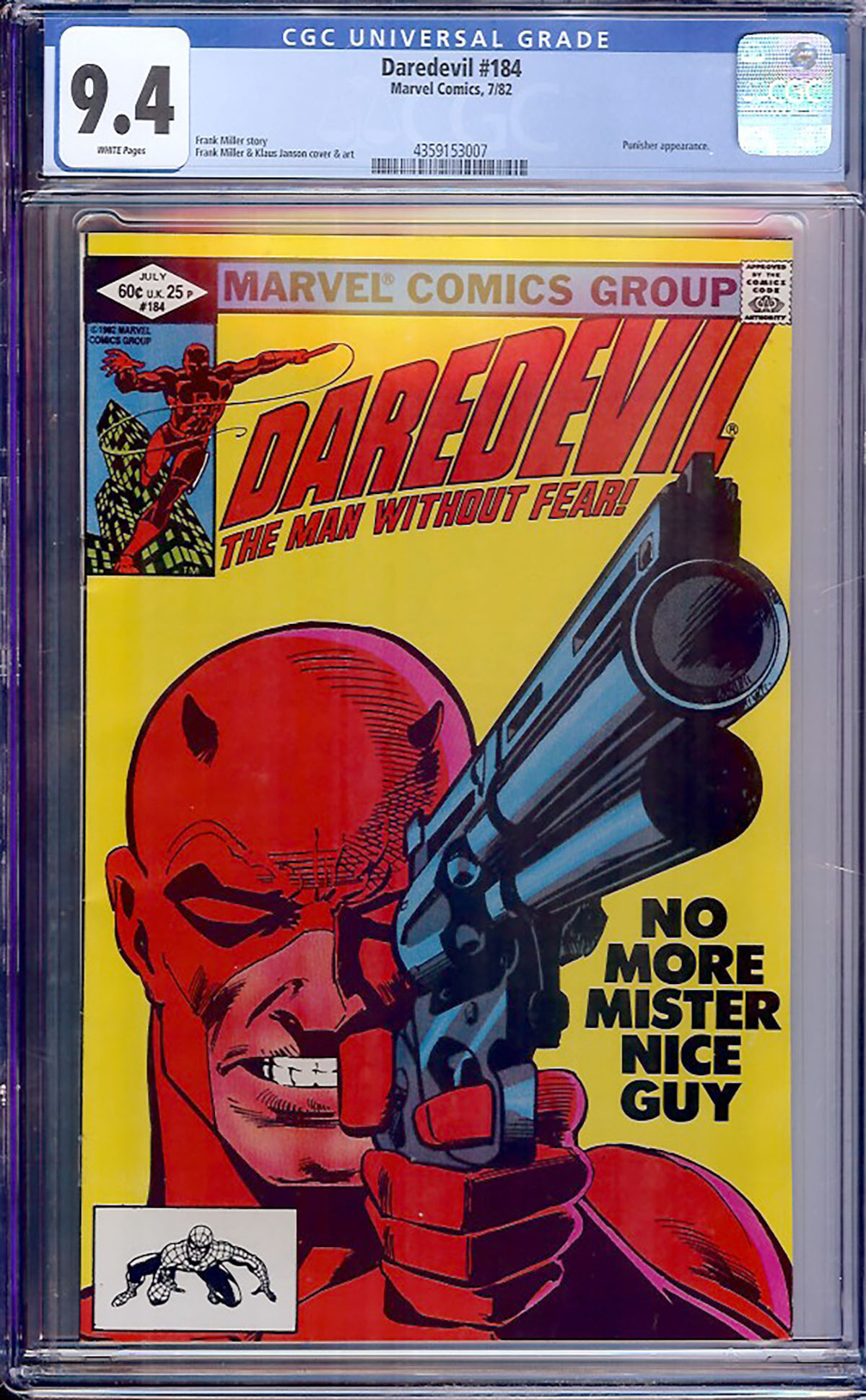 Daredevil #184 CGC 9.4 w