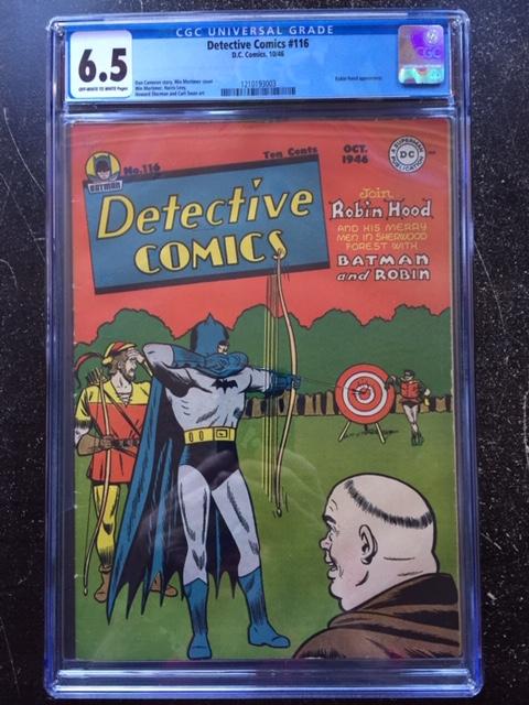 Detective Comics #116 CGC 6.5 ow/w