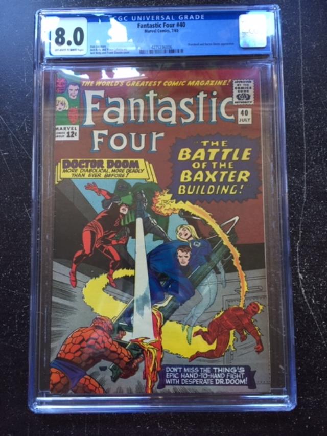 Fantastic Four #40 CGC 8.0 ow/w