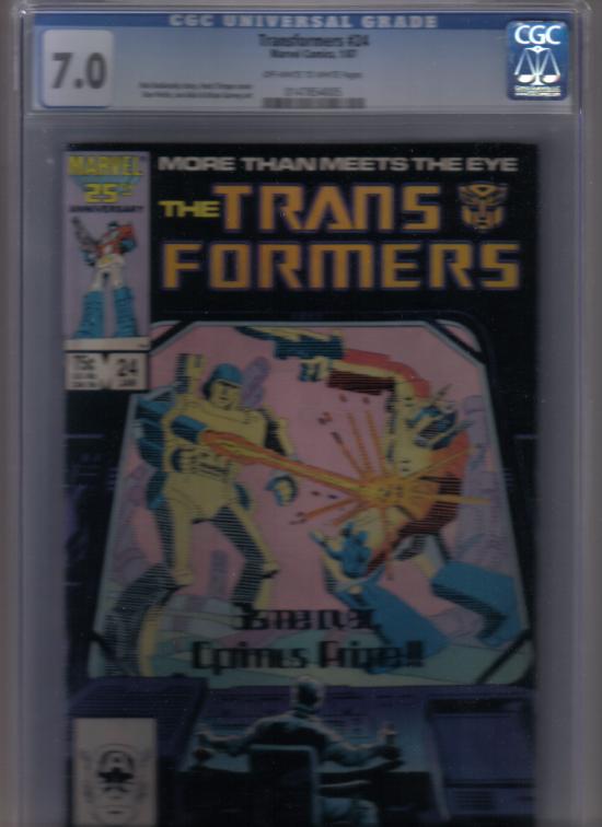 Transformers #24 CGC 7.0 ow/w