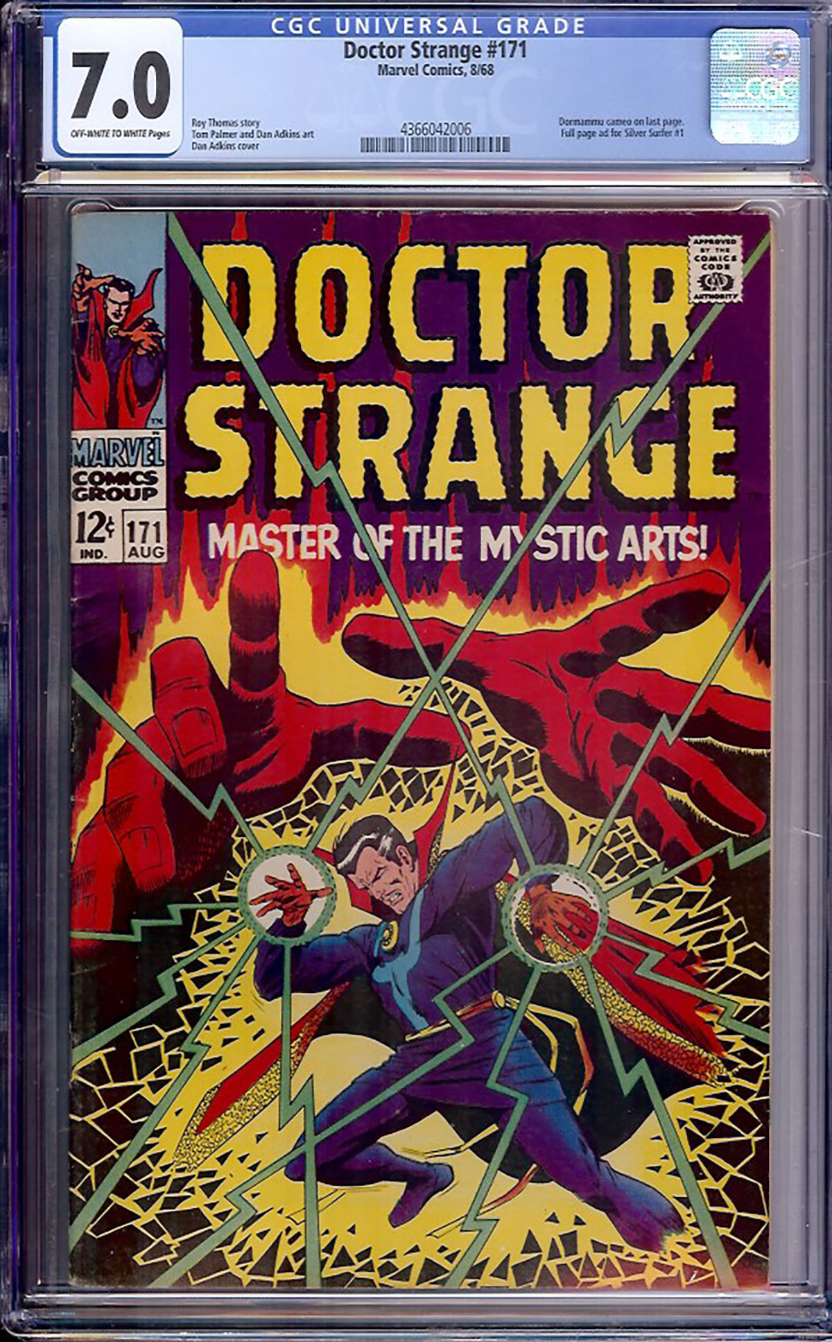 Doctor Strange #171 CGC 7.0 ow/w