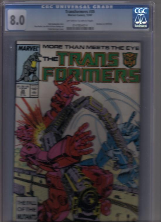 Transformers #35 CGC 7.5 ow/w