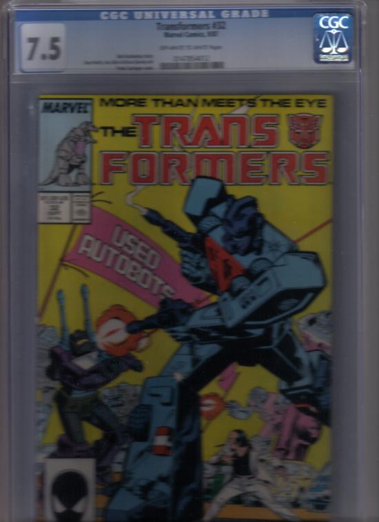 Transformers #32 CGC 7.5 ow/w