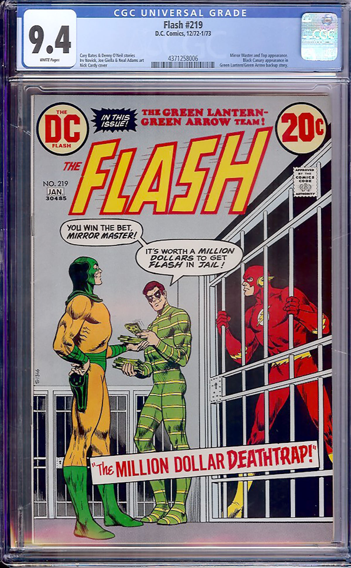 Flash #219 CGC 9.4 w