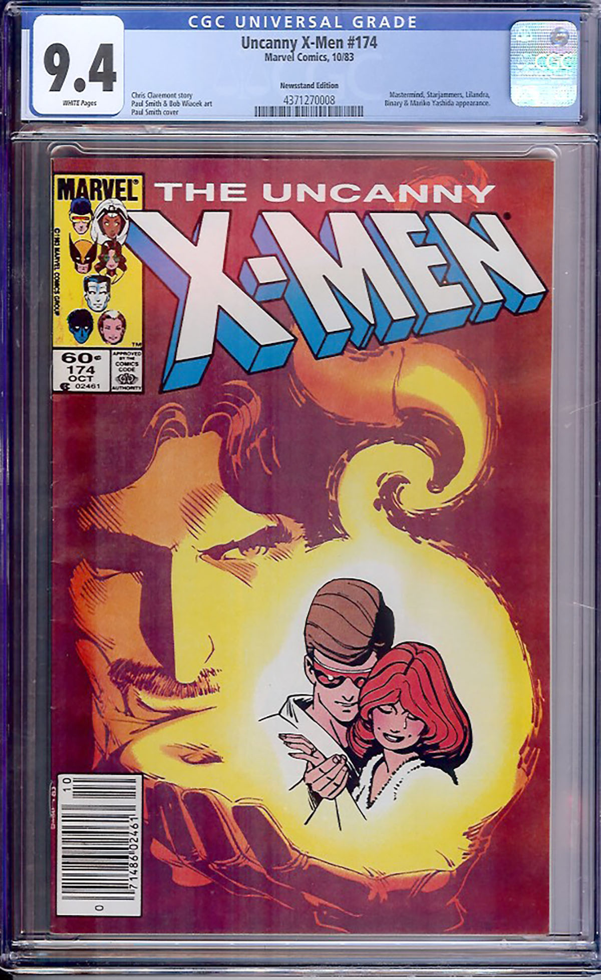 Uncanny X-Men #174 CGC 9.4 w Newsstand Edition