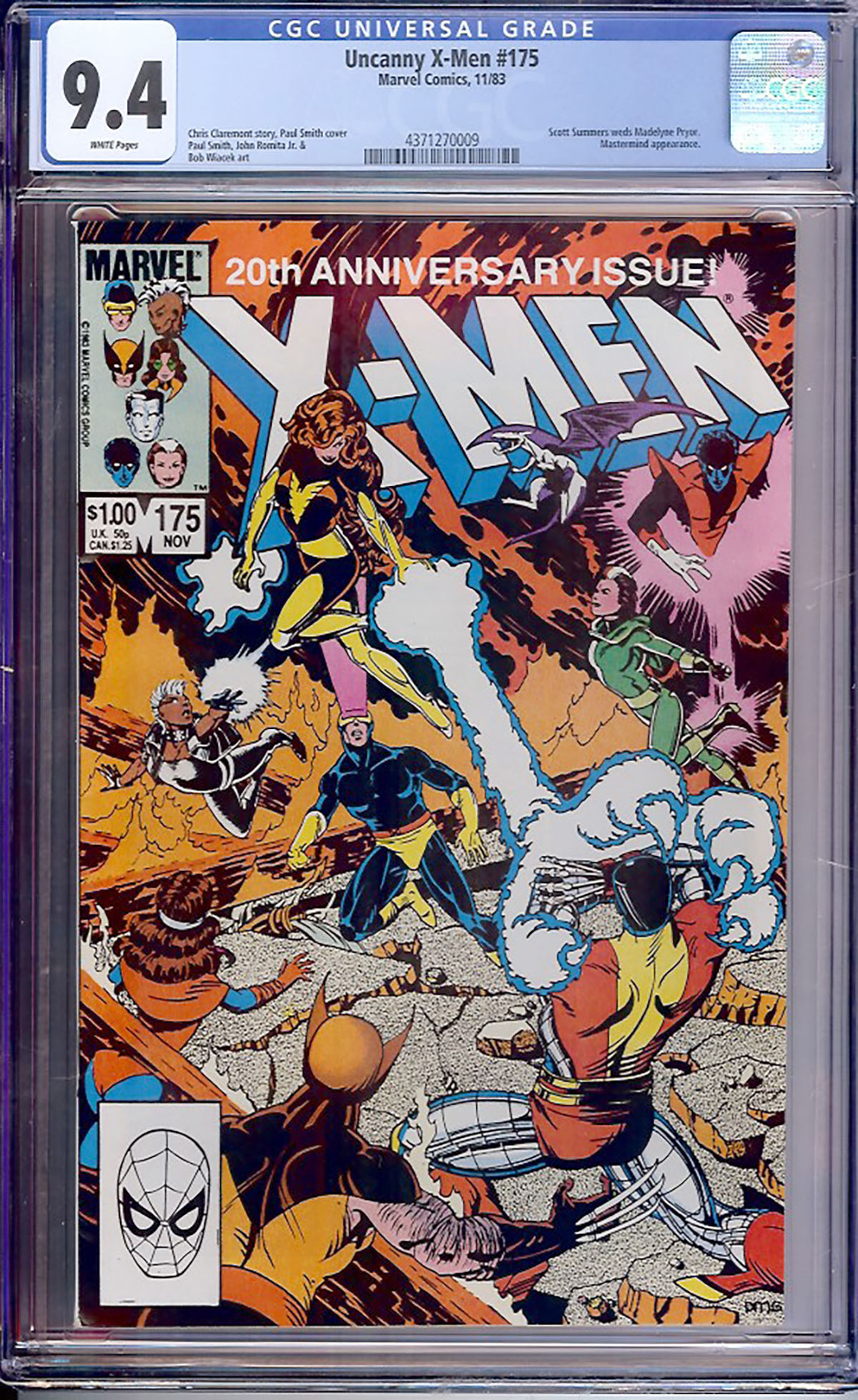 Uncanny X-Men #175 CGC 9.4 w