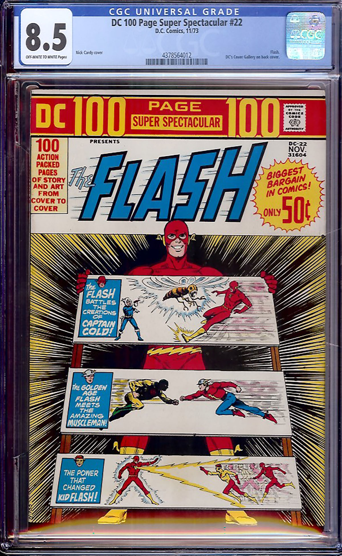 DC 100 Page Super Spectacular #22 CGC 8.5 ow/w