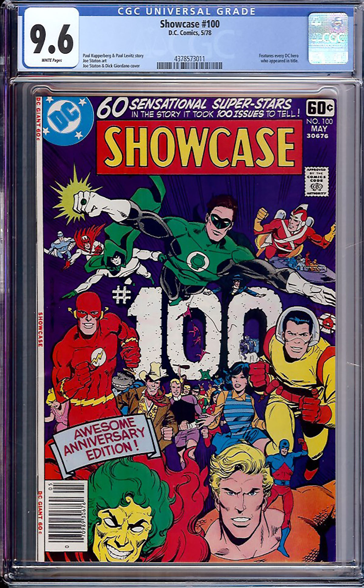 Showcase #100 CGC 9.6 w