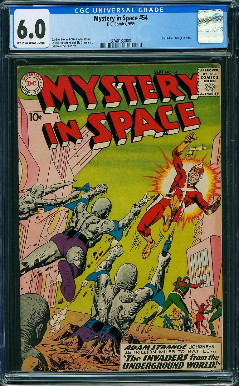 Mystery in Space #54 CGC 6.0 ow/w