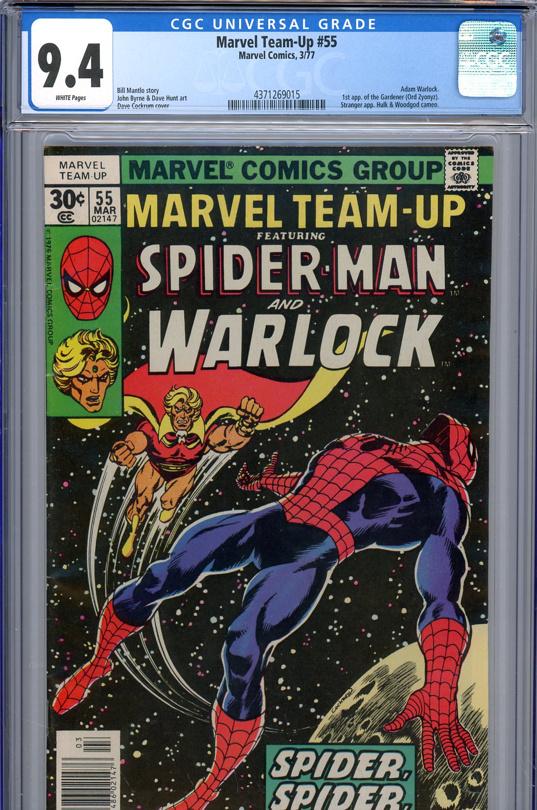 Marvel Team-Up #55 CGC 9.4 w