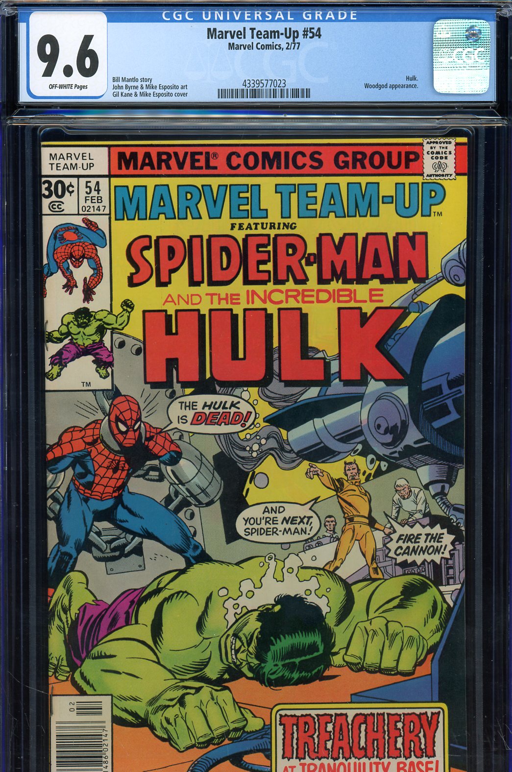 Marvel Team-Up #54 CGC 9.6 ow