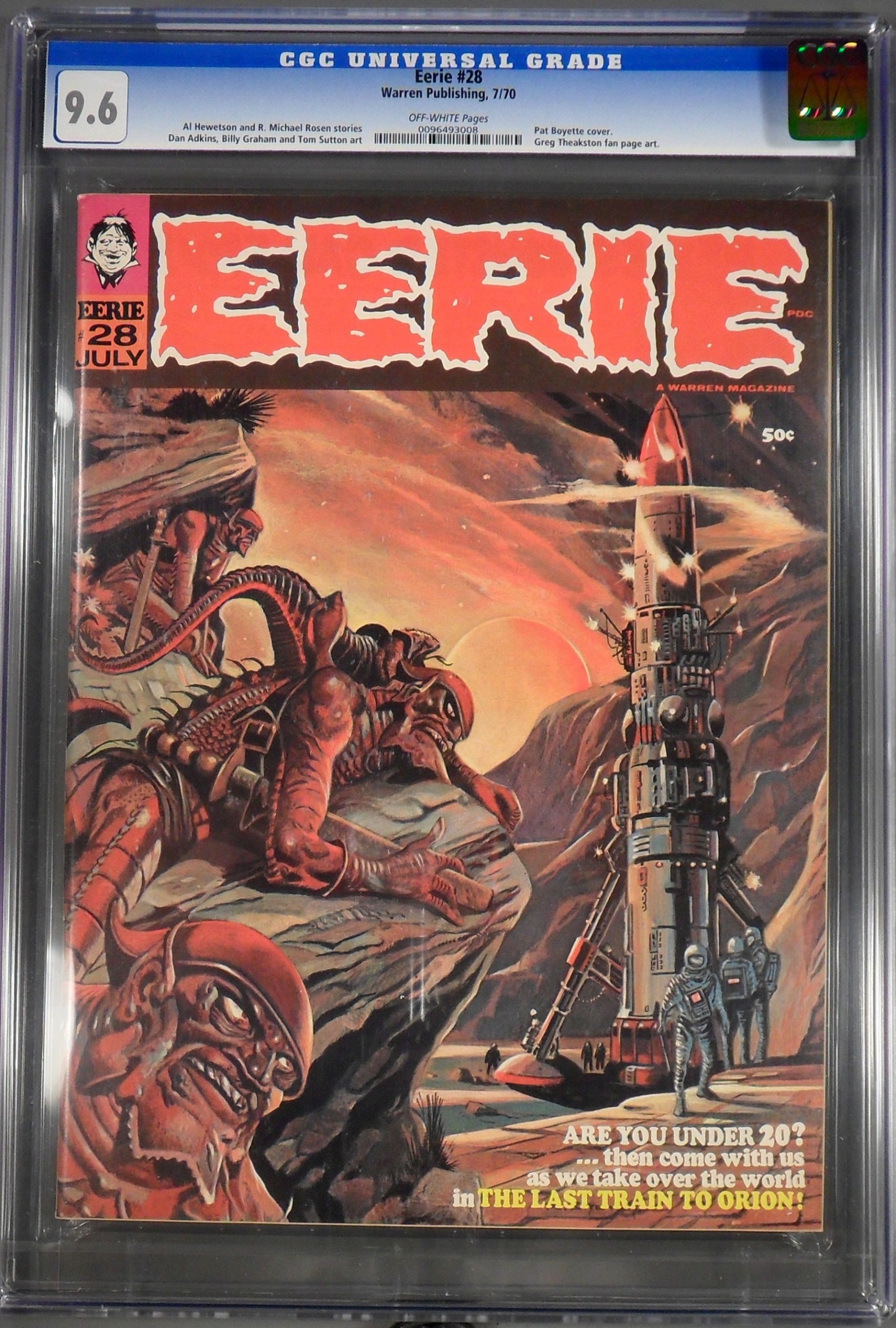 Eerie Comics #28 CGC 9.6 ow