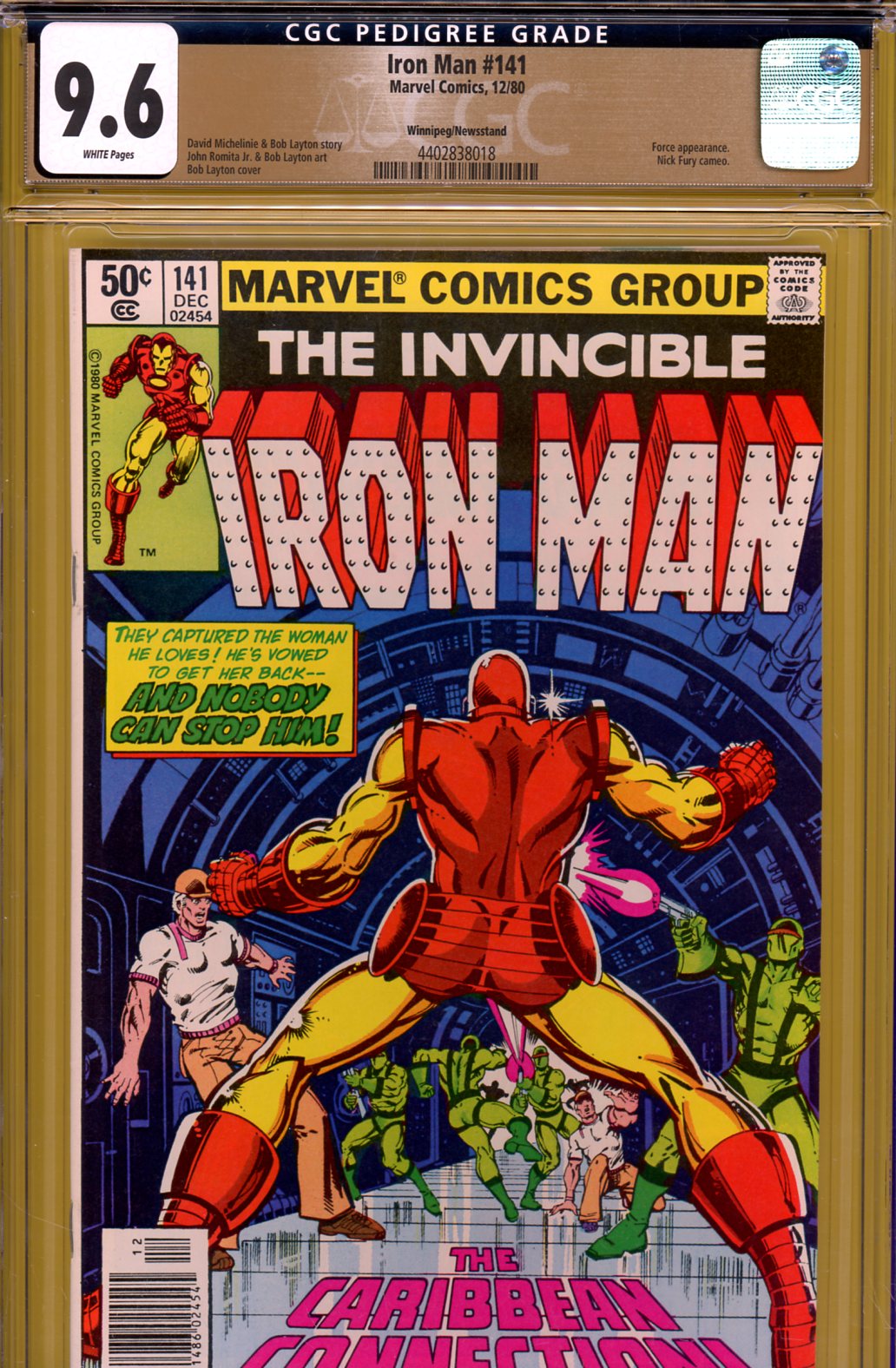 Iron Man #141 CGC 9.6 w Winnipeg