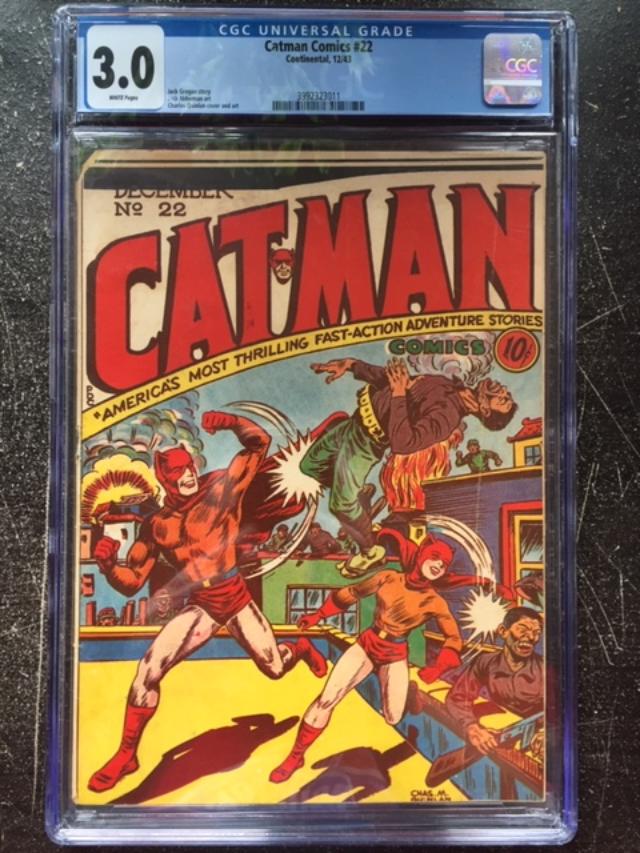 Catman Comics #22 CGC 3.0 w