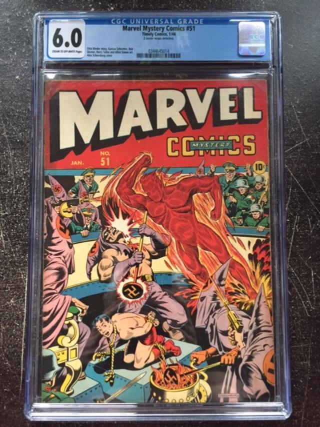 Marvel Mystery Comics #51 CGC 6.0 cr/ow