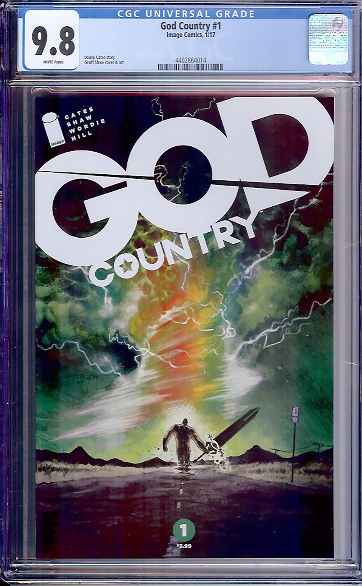 God Country #1 CGC 9.8 w