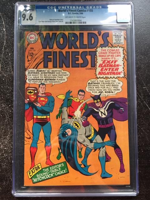 World's Finest Comics #155 CGC 9.6 ow/w