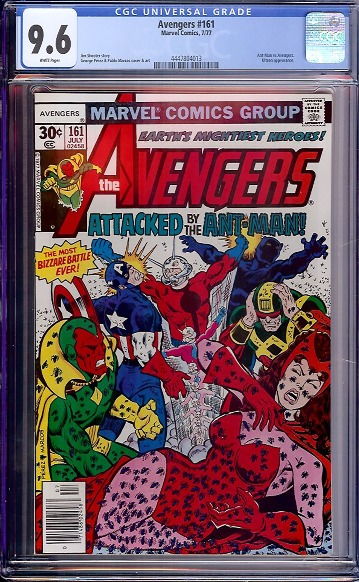 Avengers #161 CGC 9.6 w